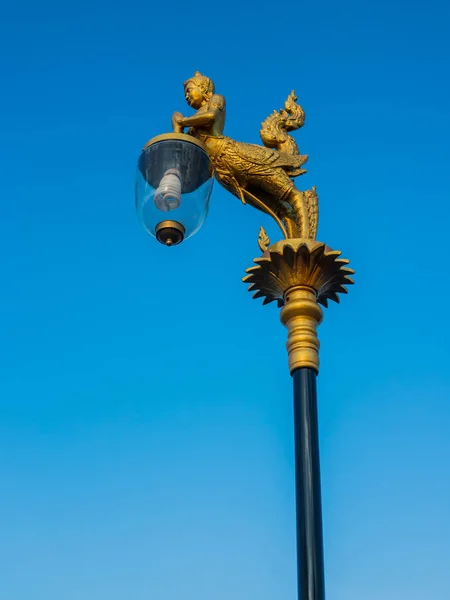 Tailândia Tem Muitos Belos Postes Luz Todos Lugares — Fotografia de Stock