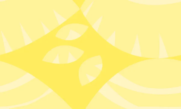 Fundo Repetição Amarelo Formas Concha Abstratas — Fotografia de Stock