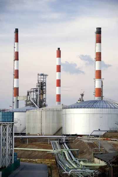 Bild Oljeraffinaderi Utrustning Malaysia — Stockfoto