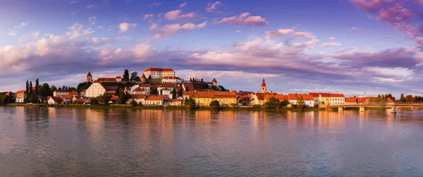 Ptuj Slovénie Vue Panoramique Ancienne Ville Slovénie Avec Château Surplombant — Photo