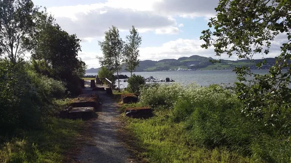 Vid Havet Dagen Tid — Stockfoto