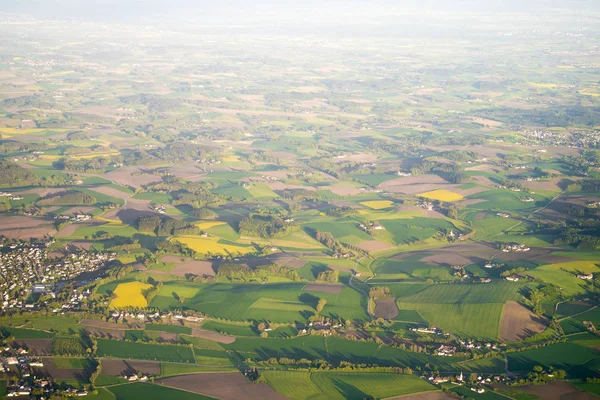 Une Image Vol Dessus Paysage Bavarois — Photo