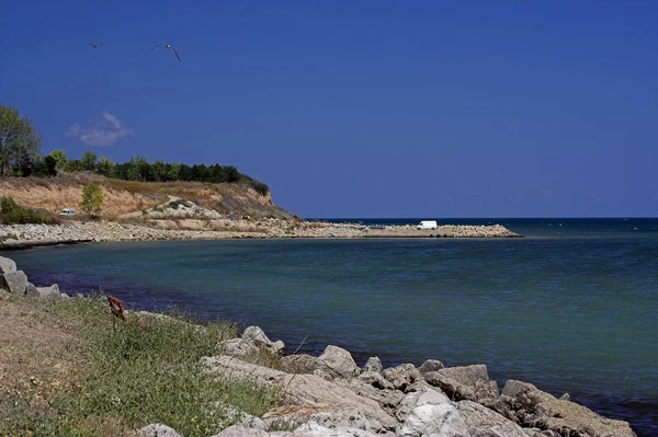 Strand Képe Bulgáriában — Stock Fotó