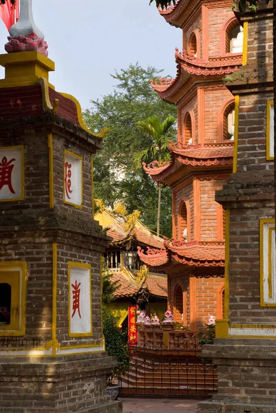 Hanoi Vietnam Daki Tran Quoc Pagoda — Stok fotoğraf