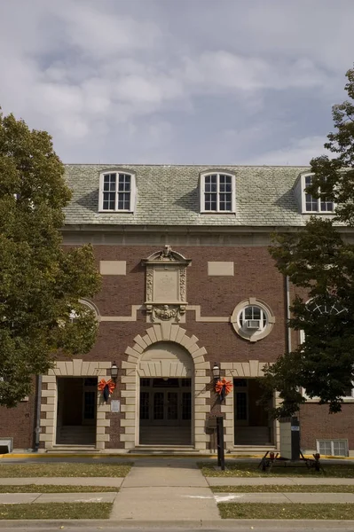 Universiteit Van Illinois Champaign Huff Hall — Stockfoto