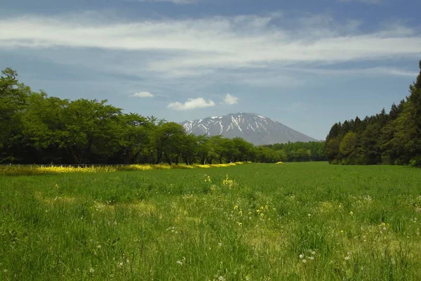 Monte Iwate Cielo Azul Iwate Touhoku Japón — Foto de Stock