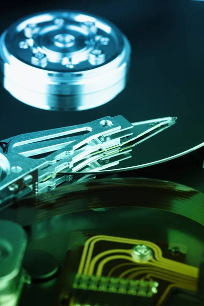 Tafsilât Elektronik Mekanik Cihaz Sabit Disk — Stok fotoğraf