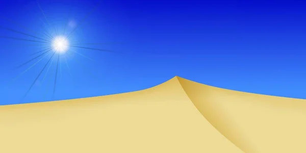 Яркое Десертное Солнце Дюнами Форели — стоковое фото