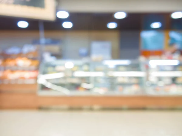 Bild Einer Verschwommenen Bäckerei Mit Bokeh Zur Hintergrundnutzung — Stockfoto