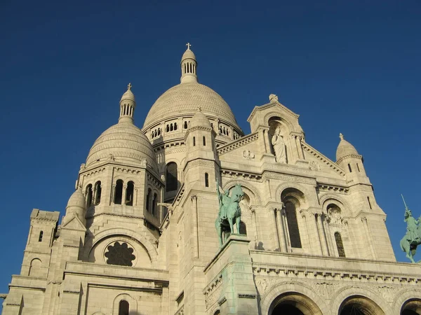 View Basilica Sacre Coeur Montmartre — Stock Photo, Image