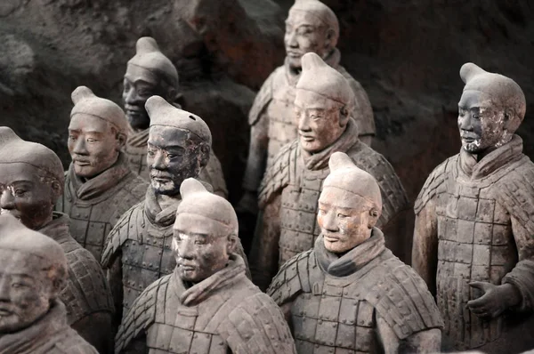 Famous Terracotta Warriors Xian China — Stock Photo, Image