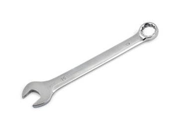 Spanner wrench on white background clipart