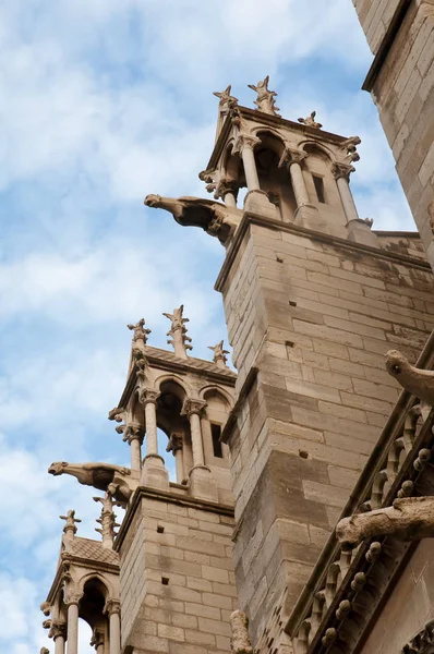 Notre Dame Alencon Francia Bella Architettura Stile Gotico Della Francia — Foto Stock