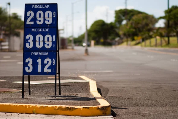 Prezzi Del Gas Proprio Marchio — Foto Stock