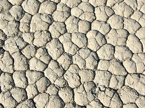 Textúrák Háttérben Sivatagi Sár Kiszáradt Minta — Stock Fotó