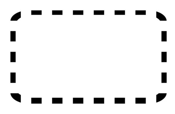 Пустой Купон Ваучер Вырезанными Линиями Вокруг Края Изолированные Белом Фоне — стоковое фото