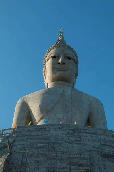 Grande Buda Montanha Manorom Mukdahan Província — Fotografia de Stock