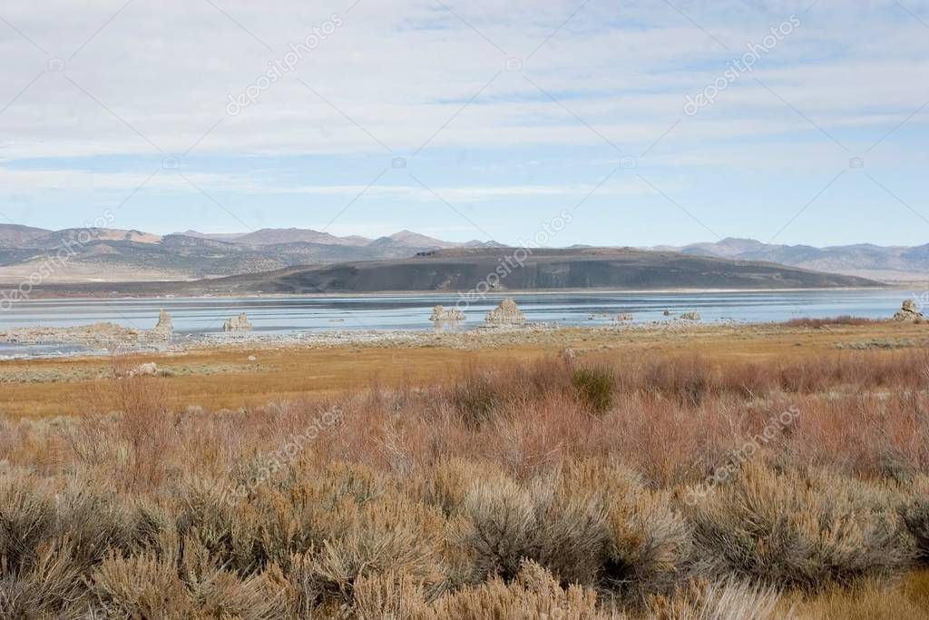 Mono Lake es un lago alcalino e hipersalino en California 2024