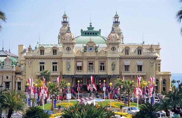 Mundialmente Famoso Monte Carlo Casino Principado Mônaco — Fotografia de Stock