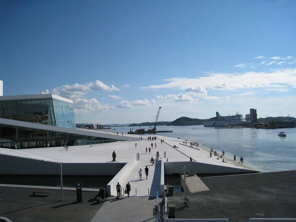 Opera House Oslo Noruega — Foto de Stock