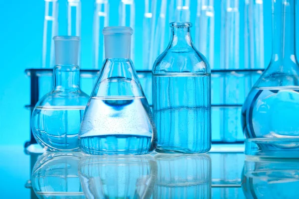 Laboratóriumi Követelmények Modern Világos Kémiai Koncepció — Stock Fotó