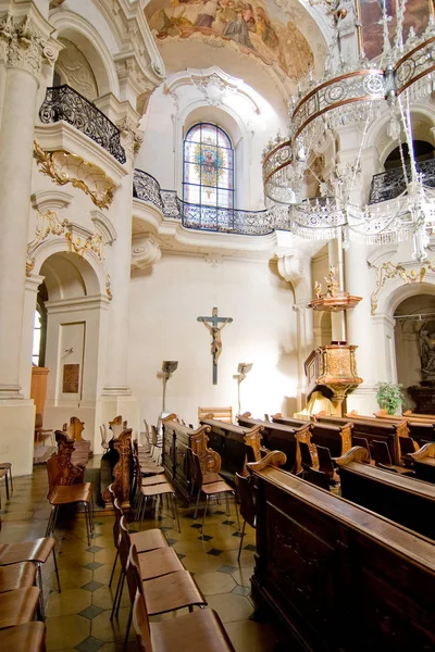 Iglesia San Nicolás Praga República Checa — Foto de Stock