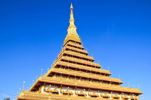 Świątynia Tajlandii Jest Nazwie Phra Mahathat Kaen Nakhon Prowincja Khon — Zdjęcie stockowe