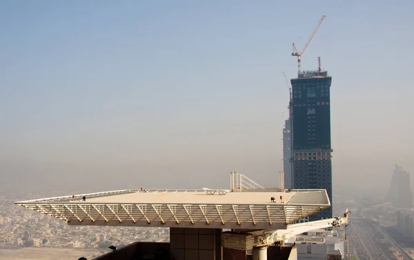 Підносячись Місто Хмарочоса Блоки Дубаї — стокове фото