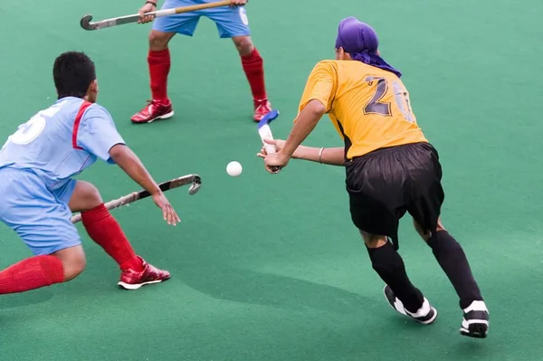 Afbeelding Van Veld Hockey Spelers Actie — Stockfoto