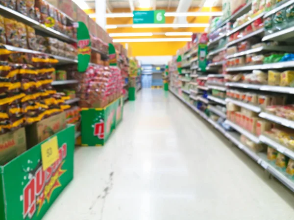 Supermercado Desenfoque Abstracto Para Fondo —  Fotos de Stock