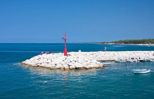 Seascape Fazana Chorvatsko Denní — Stock fotografie