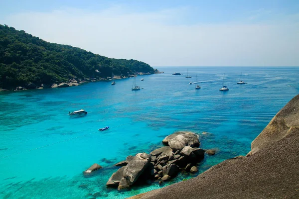 Mar Tropical Isla Similan Phang Nga Tailandia — Foto de Stock