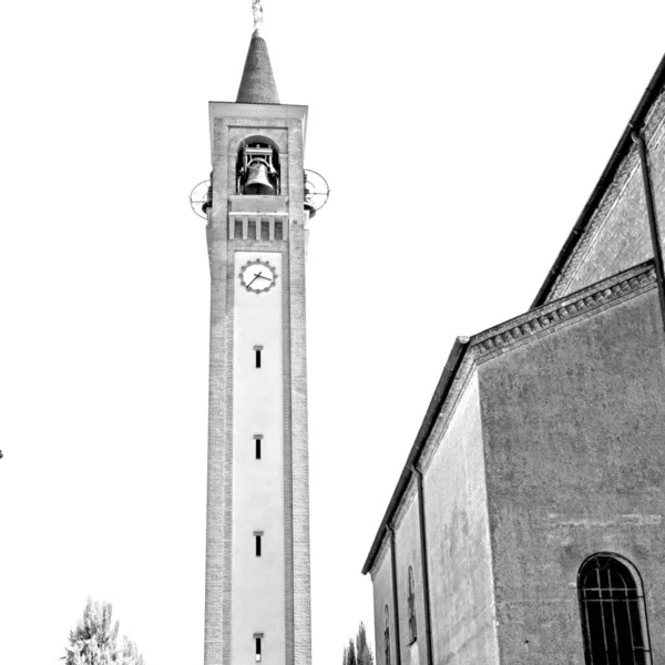Eski Saat Kulesi Talya Avrupa Eski Taş Çan — Stok fotoğraf
