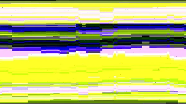 Flikkerende Videosignaal Inmenging Digitale Glitch — Stockfoto