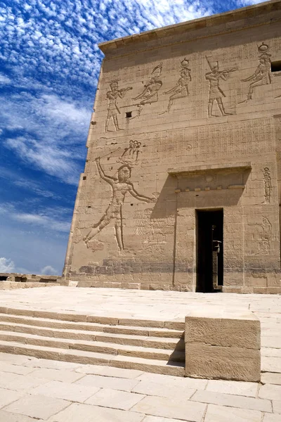 Imagem Templo Philae Perto Assuão Egito — Fotografia de Stock