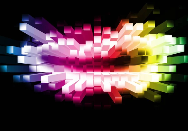 Eine Studie über abstrakte Form und Farben. — Stockbild Eine Studie Über Abstrakte Form Und Farben — Stockfoto