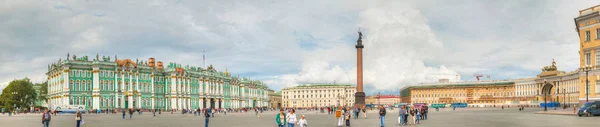 Saint Petersburg Rússia Agosto Coluna Alexander Palácio Dvortsovaya Praça São — Fotografia de Stock