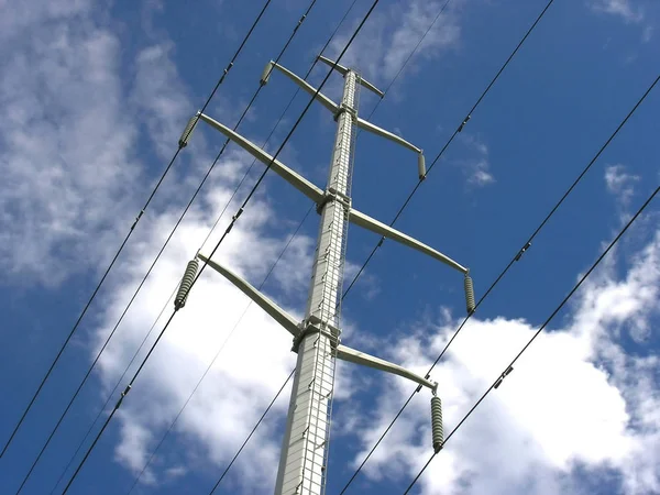 Elektrische Leidingen Zijn Bloedvaten Van Moderne Wereld — Stockfoto