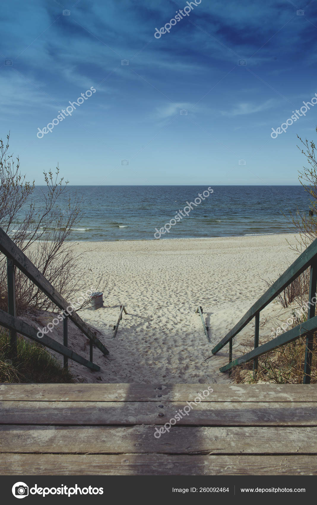 Walkpath Beach Made Wood Reeds Stock Photo by ©YAYImages 260092464