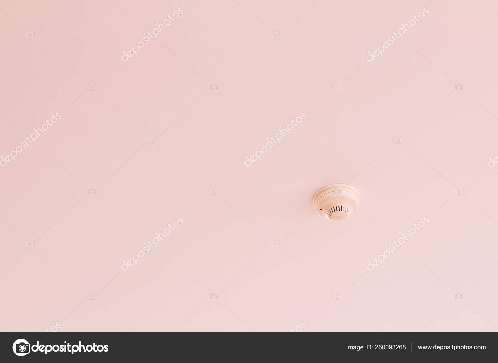 Construction Details Smoke Detector Installed False Ceiling