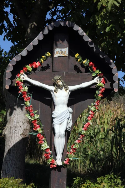 Ukrzyżowanie Jezus Krzyżu — Zdjęcie stockowe