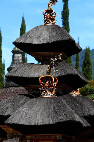 Templo Del Agua Lago Bratan Ulun Danu Bedungul Bali — Foto de Stock