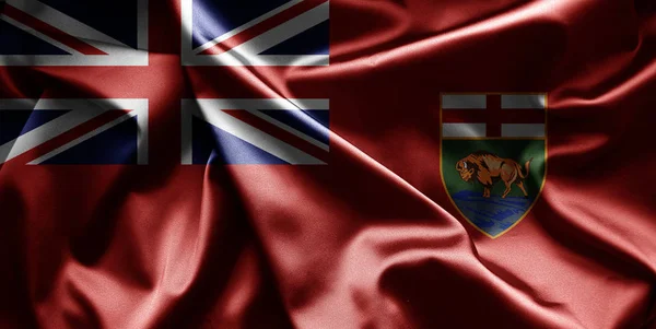 Manitoba Flag Texture Background — Stock Photo, Image