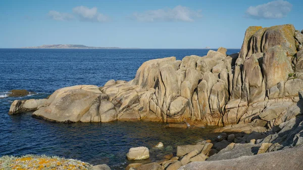 Prachtig Landschap Van Galicië Kustlijn Dichtbij Grove Spanje Europa — Stockfoto