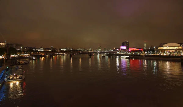 Панорама Річки Темза London Великобританії — стокове фото