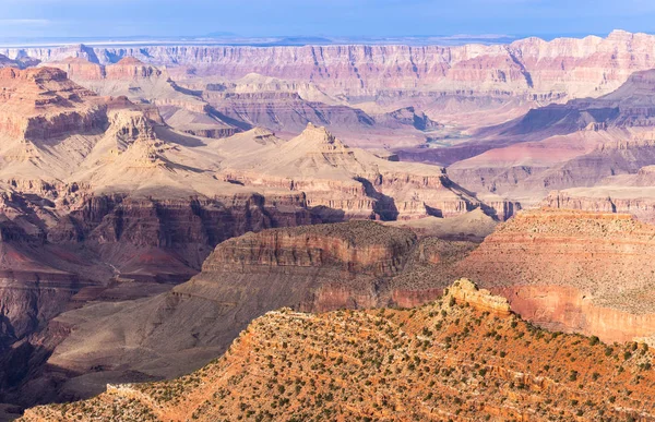 Borda Sul Grand Canyon Arizona Eua Panorama — Fotografia de Stock