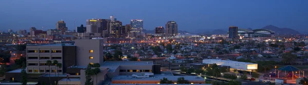 Phoenix Arizona Skyline Noite — Fotografia de Stock