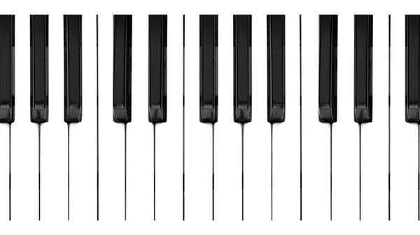 Чорно Білі Клавіші Музичній Клавіатурі Співвідношення — стокове фото