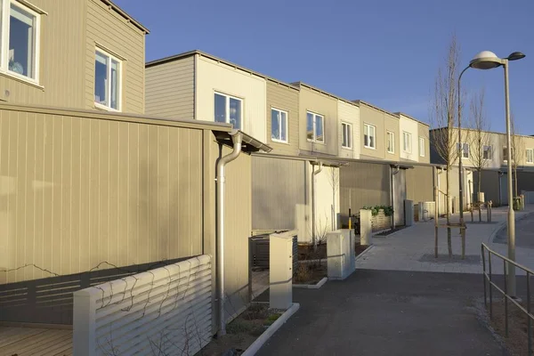 Modern Apartment Buildings New Neighborhood — Stock Photo, Image