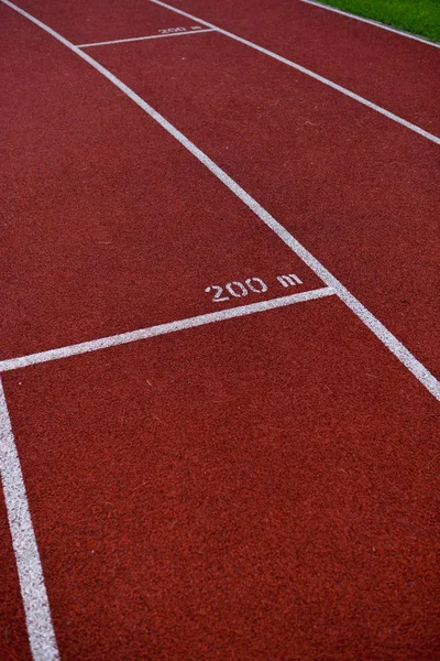 Sport grounds concept - Athletics Track Lane Numbers